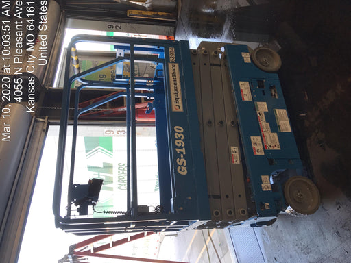 2020 Genie GS-1930 Solid Non Marking Tires, Beacon, Folding rails with half height swing gate