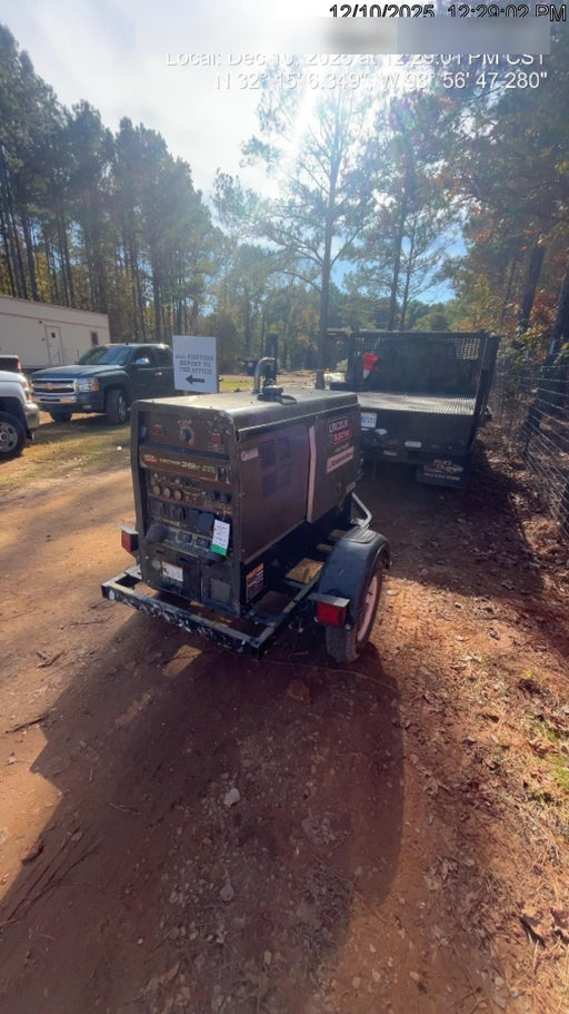 2019 Lincoln Electric Vantage 322 Welder Ready-Pak 3, Two wheel trailer, Fender and Light kit, Cable Rack
