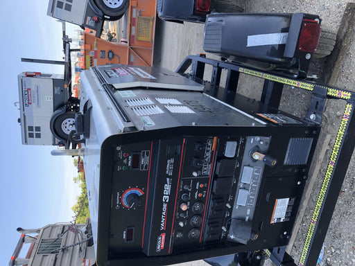 2019 Lincoln Electric Vantage 322 Ready-Pak 3, Two Wheel Trailer, Fender and Light Kit, Cable Rack