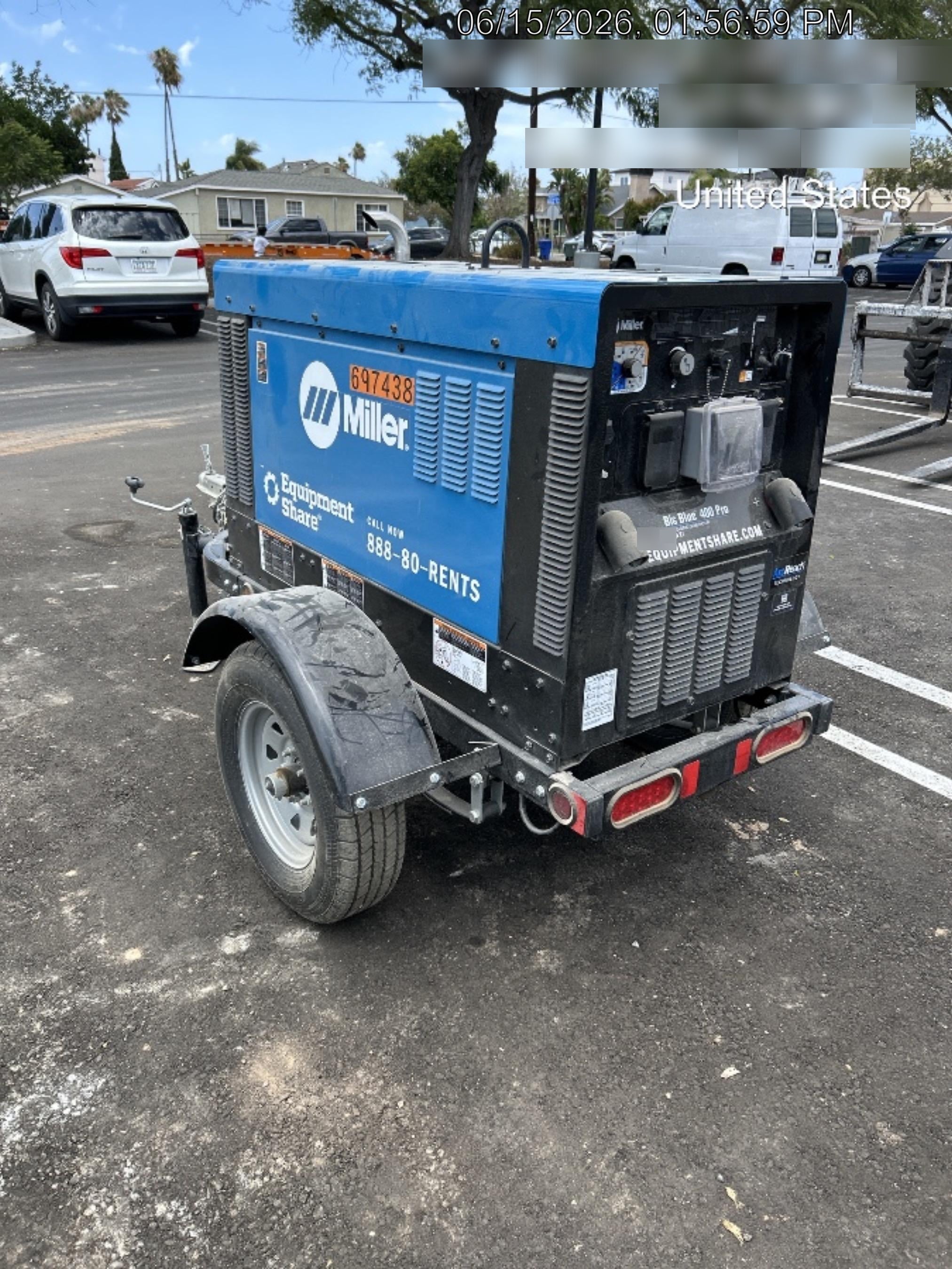 2026 MILLER ELECTRIC BIG BLUE 400