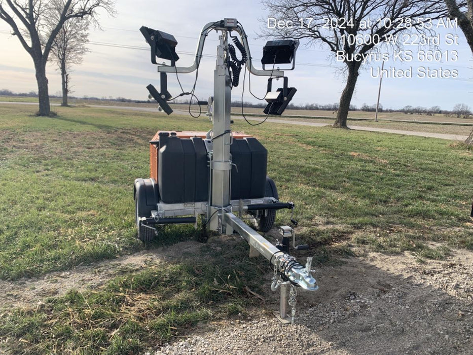 2024 Wanco WLTT-4MM4K Diesel, Deep Sea Controller, Shore Power Plug, Auto Start, (4) 350W LED Floodlights, 4kW Generator, 60 Gal Fuel Tank, 2" Ball, T3