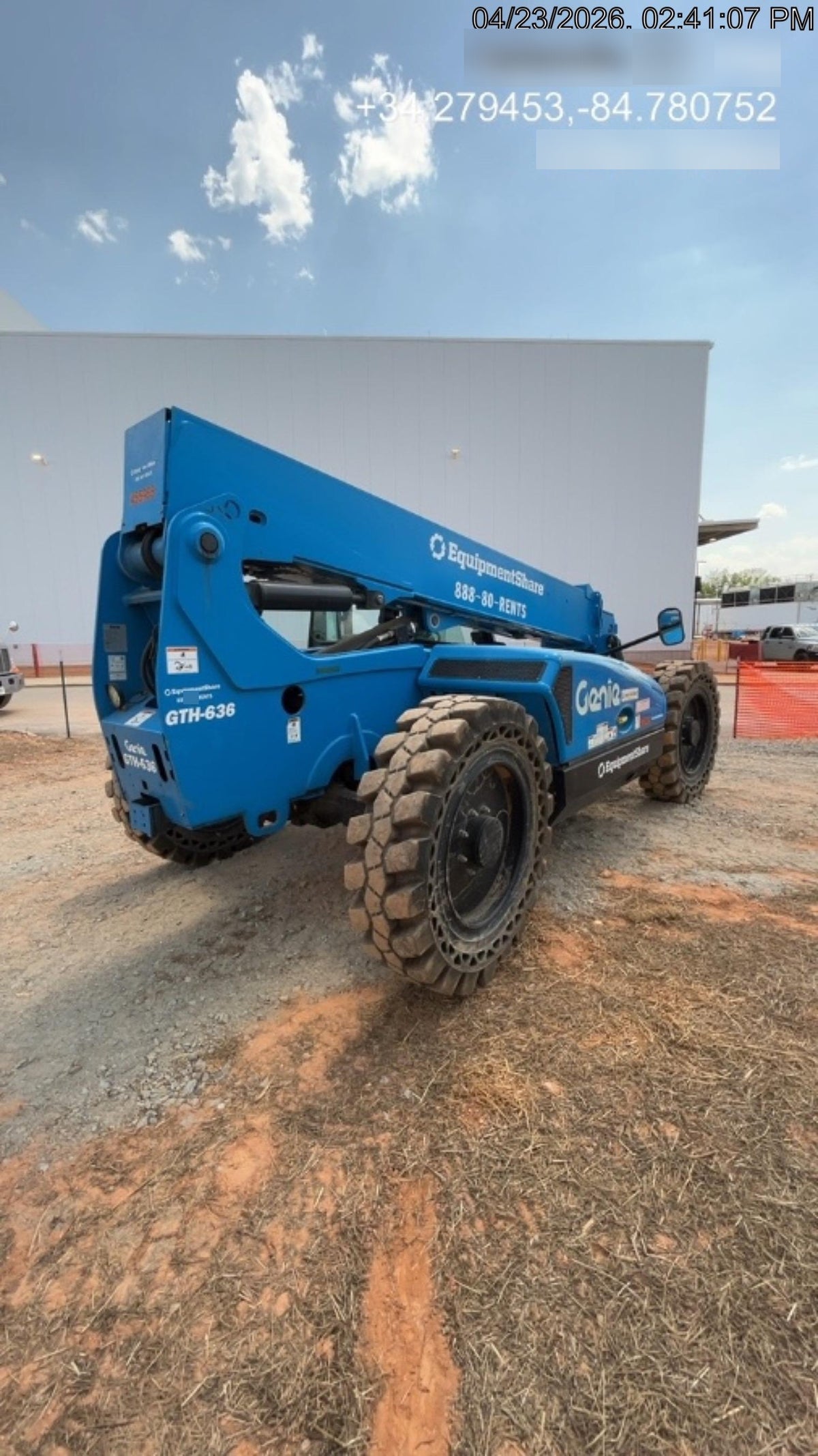 2024 Genie GTH-636 74Hp Dsl, Cab/Heat/Air, Sld Tires, LED WL, Bcn, L Hook, T3 + Access Control,