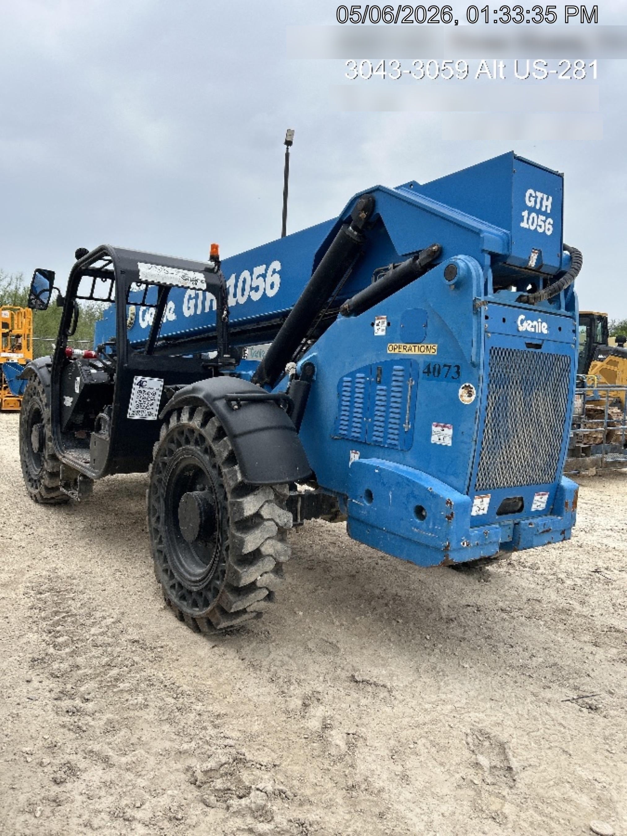 2016 Genie GTH-1056 Genie GTH1056, Solid Tires, 60" carriage, Open ROPS