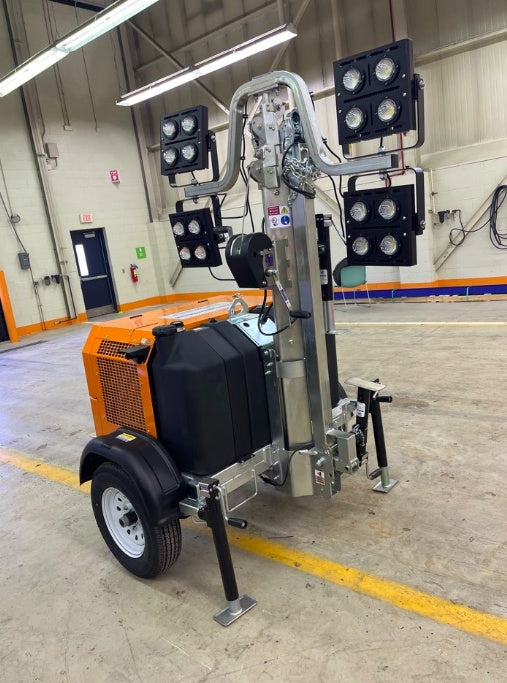 2024 Wanco WLTT-4MM4K Diesel, Deep Sea Controller, Shore Power Plug, Auto Start, (4) 350W LED Floodlights, 4kW Generator, 60 Gal Fuel Tank, 2" Ball, T3