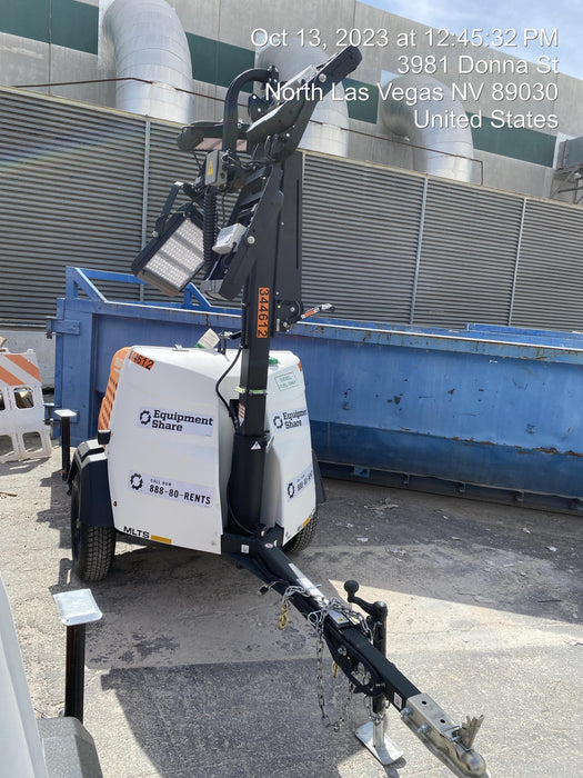 2023 Generac MLT2 Diesel, Flex Switch 120V Input, Powerzone Controller, (4) 320W LED Lights, 4kW Generator, 39.9 Gal Fuel Tank, 2" Ball, T3