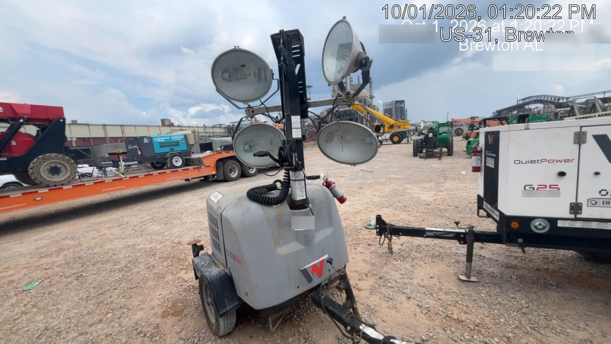 2019 Wacker Neuson LTV6L-MH Wacker Neuson LTV6L Mobile Light Tower w/Fuel Level Sensor Installed