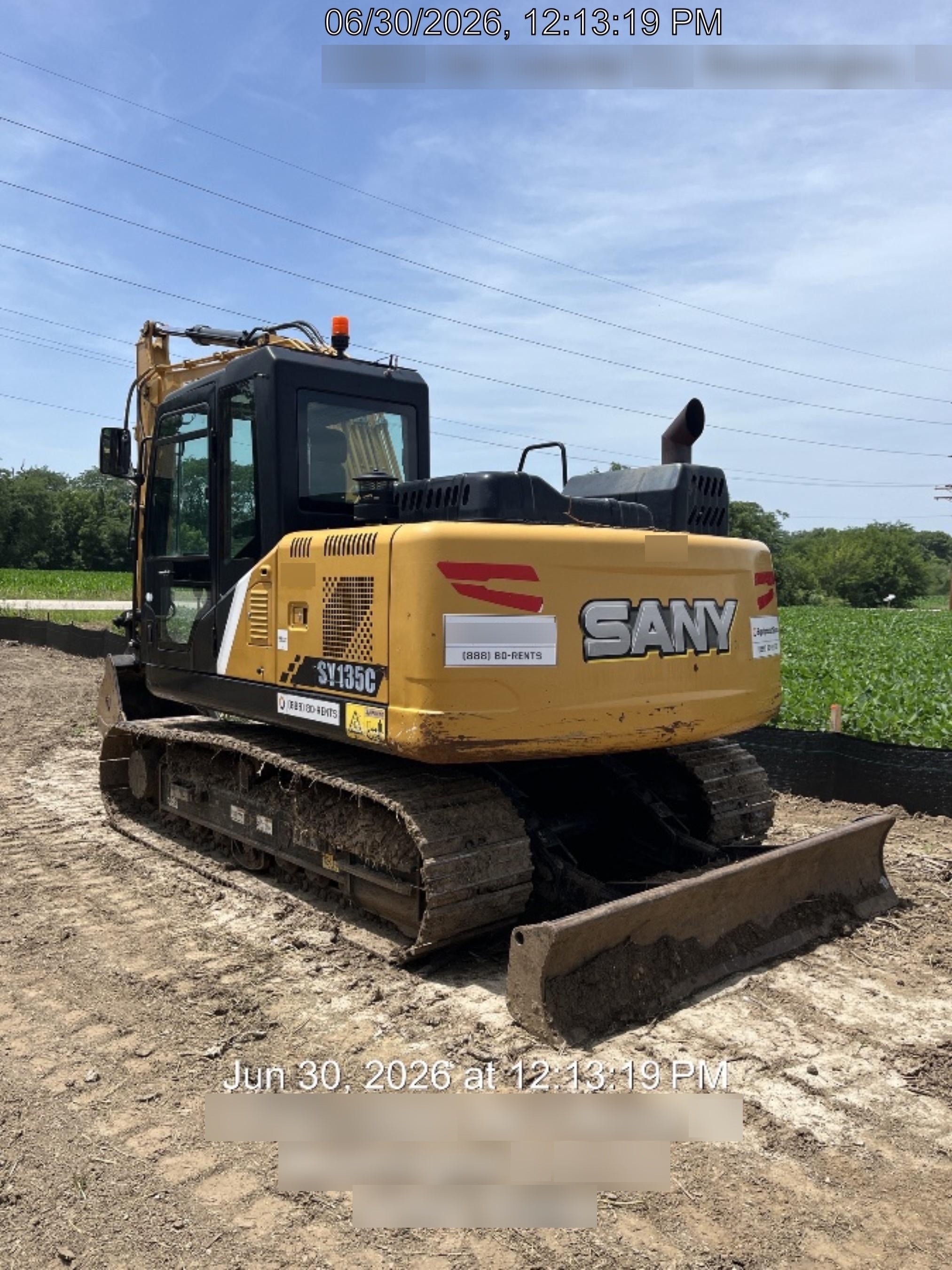 2019 SANY SY135C