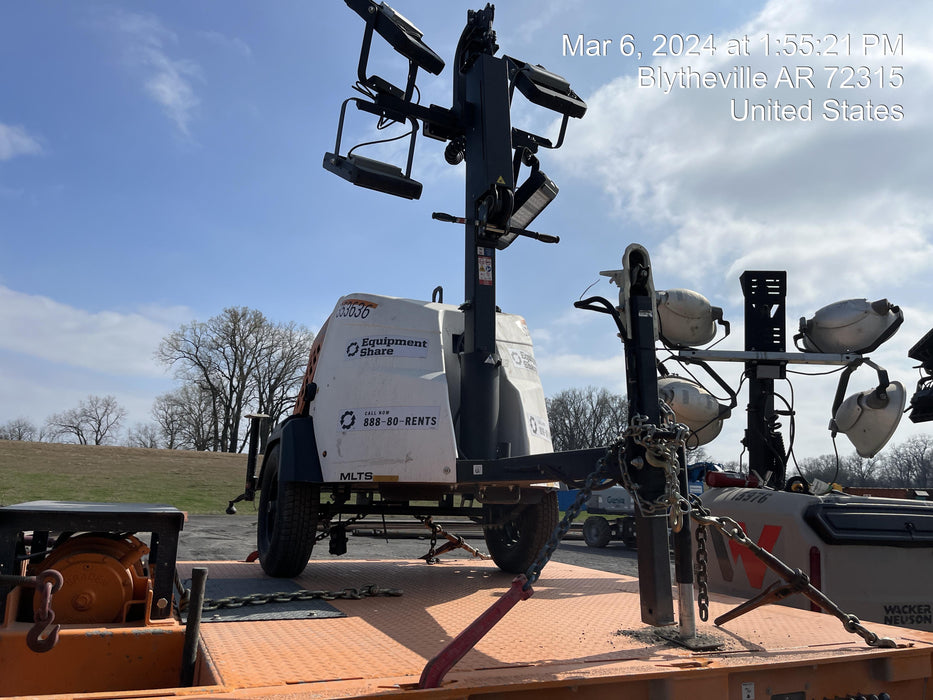 2023 Generac MLT2 Diesel, Flex Switch 120V Input, Powerzone Controller, (4) 320W LED Lights, 4kW Generator, 39.9 Gal Fuel Tank, 2" Ball, T3