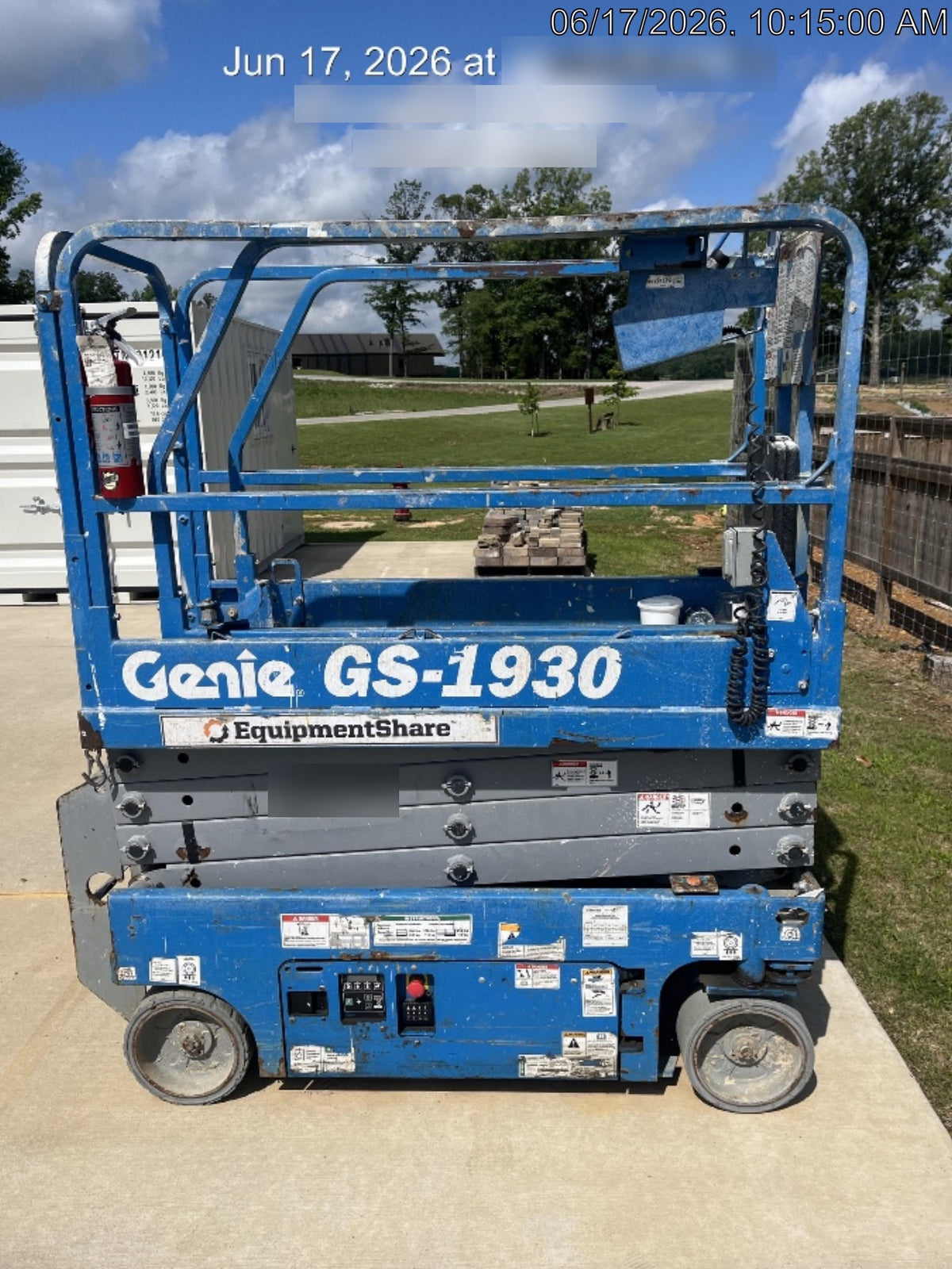 2018 Genie GS-1930 Genie GS-1930 Scissor Lift w/Standard Options