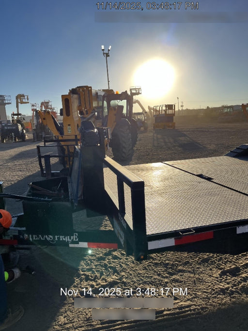 2025 TEXAS PRIDE TRAILERS 21' Lowboy Gravity Tilt Bed 14K Bumper Pull Trailer