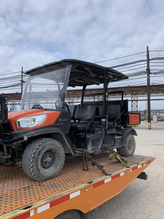 2022 Kubota RTV-X1140W-H Plastic Canopy, Windshield Acrylic Clear, LED Strobe Light, Wire Harness Kit, Back up Alarm
