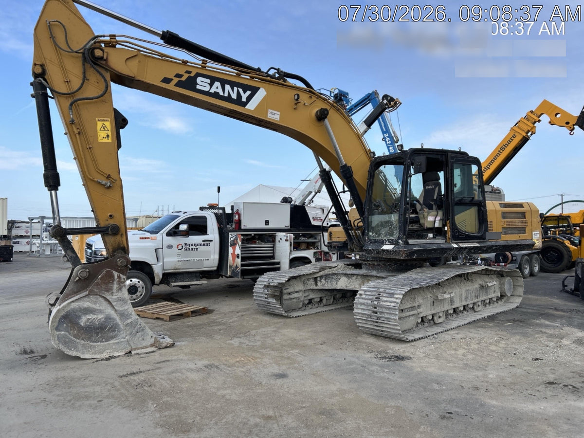 Sany SY265C SY265 Tier 4 - Cab, Hydraulic QC,  Buckets: 36", 48" Main Pin Hydraulic Thumb