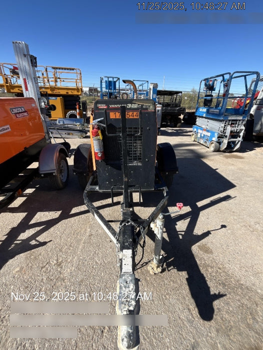 2021 Lincoln Electric Vantage 322 Vantage 322 Ready Pak 3 w/ Decals, ORANGE (includes trailer, cable rack, fender light kit) NO Telematics