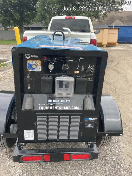 2026 MILLER ELECTRIC BIG BLUE 400