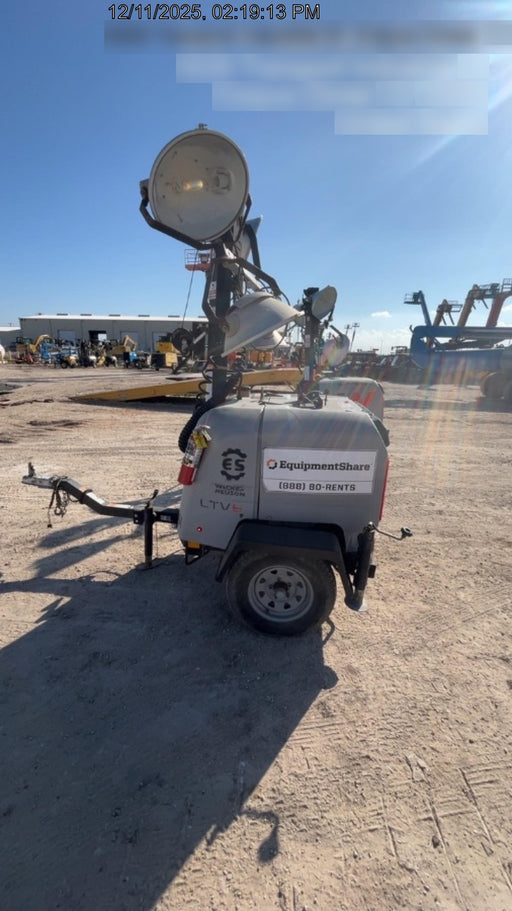 2018 Wacker Neuson LTV6L-MH Wacker Neuson LTV6L Mobile Light Tower w/Fuel Level Sensor Installed