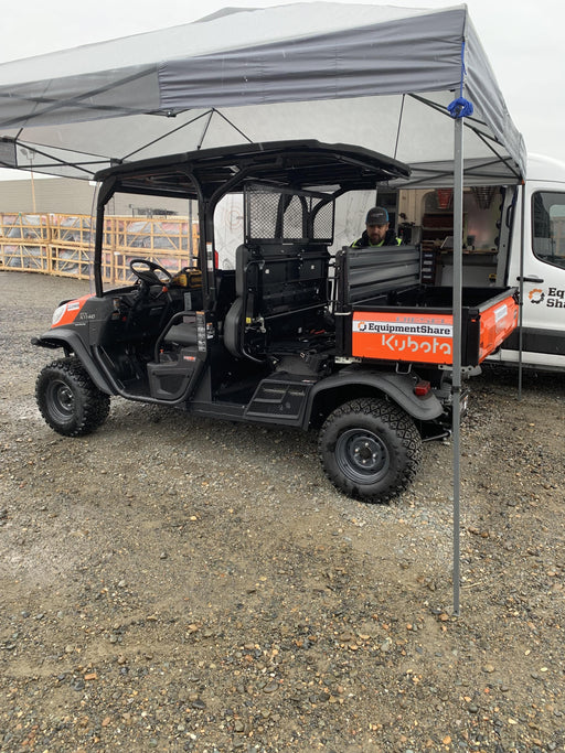 2022 Kubota RTV-X1140W-H Plastic Canopy, Windshield Acrylic Clear, LED Strobe Light, Wire Harness Kit, Back up Alarm