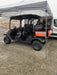 2022 Kubota RTV-X1140W-H Plastic Canopy, Windshield Acrylic Clear, LED Strobe Light, Wire Harness Kit, Back up Alarm
