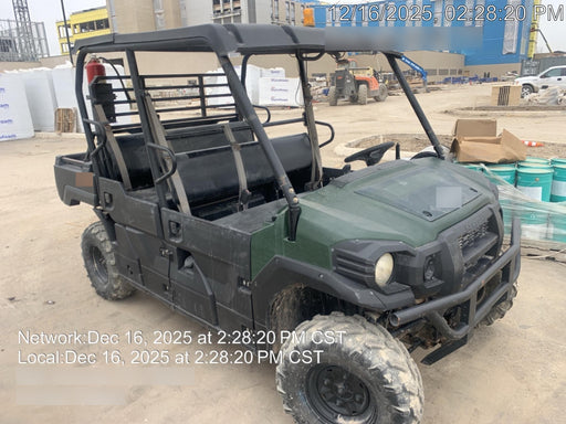 2018 Kawasaki Mule PRO-DXT Kawasaki Mule 4x4 Diesel UTV w/Hard Top, Windshield, Beacon, Backup Alarm, ES Keypad/Hardware Installed