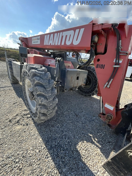 2018 Manitou 12042 Manitou MTA 12042 w/Cab/Heat/AC, Work Lights/Strobe, Aux Hyd, Solid Tires, Lift Hook, 66" Carriage, 72" Forks