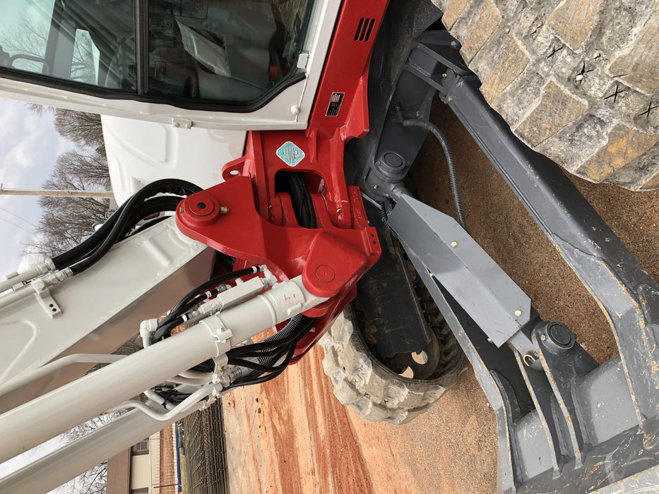 2019 Takeuchi TB290 Cab, AC, Rubber Tracks, Dozer Blade, Travel Alarm, Control Pattern Change Valve, Auxiliary Hydraulics w/18" Quick Coupler Bucket with teeth, 6.2 cu. ft. capacity/24" Quick Coupler Bucket with teeth, 8.6 cu. ft. capacity/36" Quick Coupler Bucket with teeth, 13.4 cu. ft. capacity, Quick Coupler, Hydraulic Thumb Installed