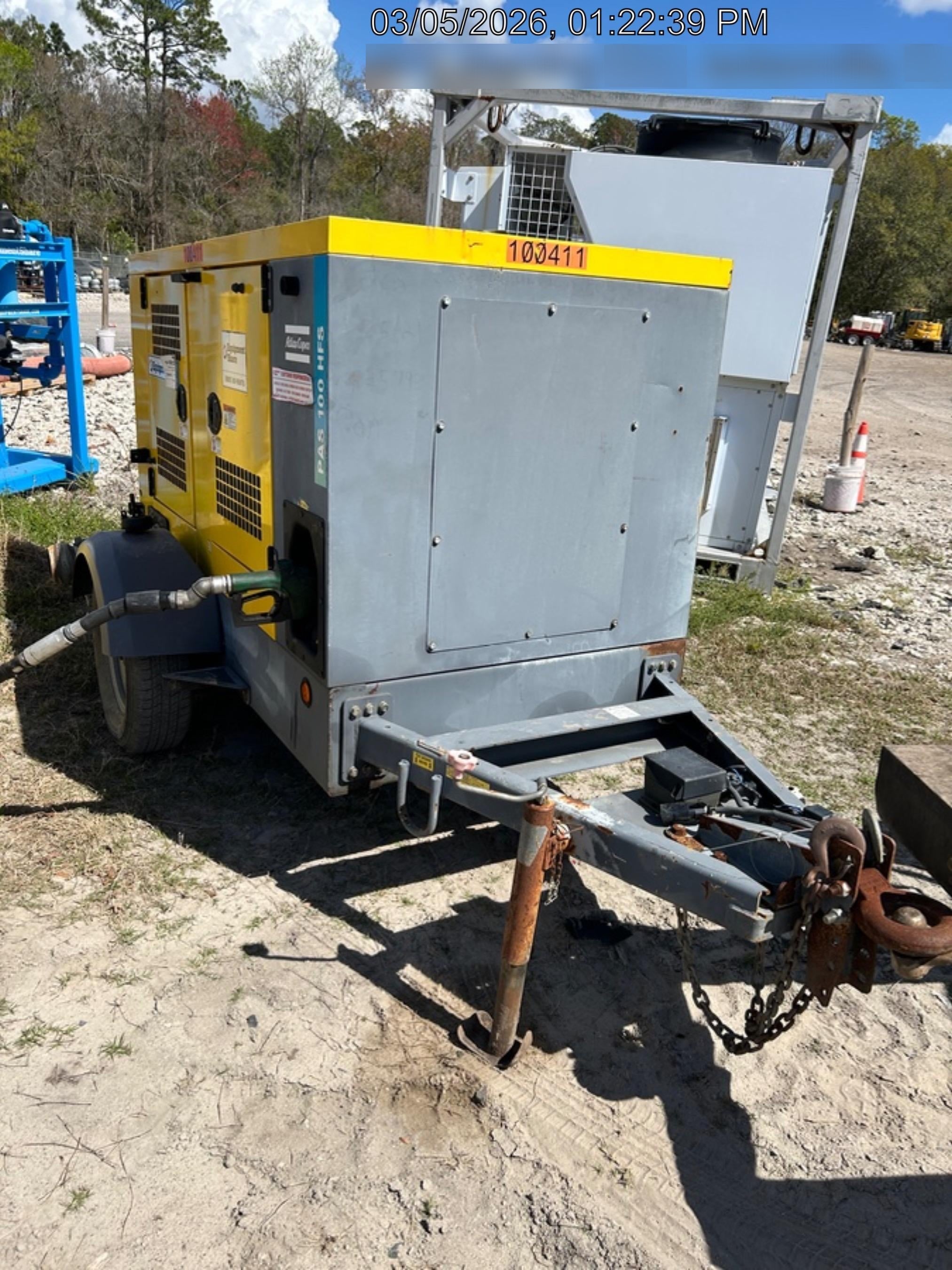 2020 ATLAS COPCO PAS 100 HF CS Enclosed