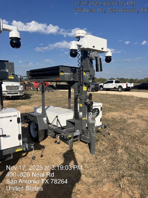 2025 NATIONAL SIGNAL Sunray Solar-Powered Mobile Integrator Tower
