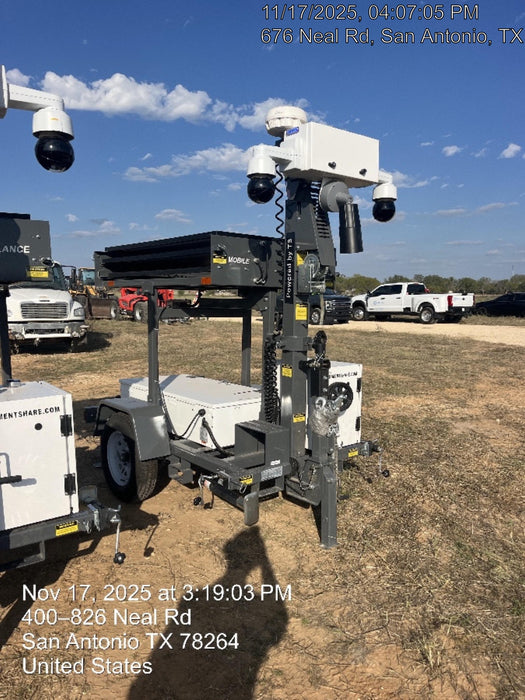 2025 NATIONAL SIGNAL Sunray Solar-Powered Mobile Integrator Tower