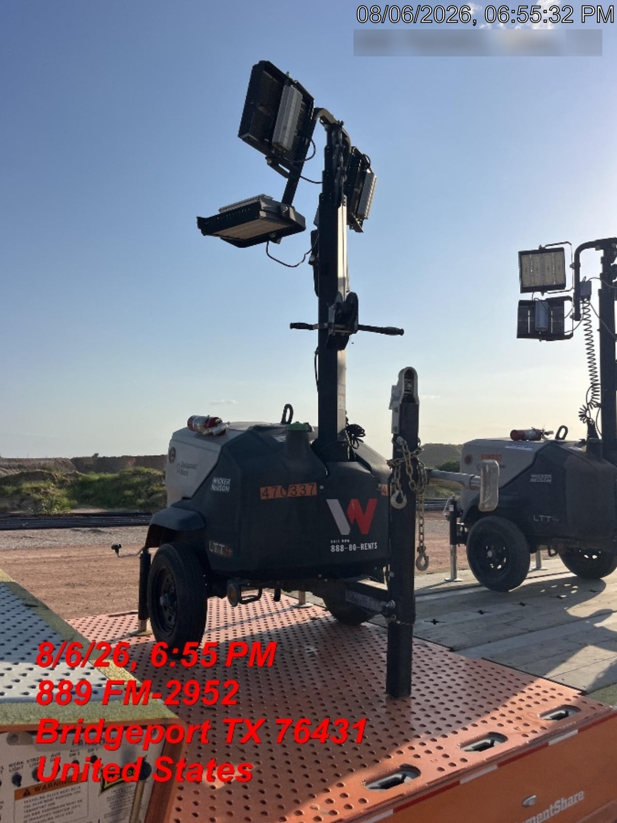 2024 Wacker Neuson LTT4 Diesel, Kohler KDW702, Deep Sea Controller, Auto Start, LED 320W, Bypass Outlet, T3