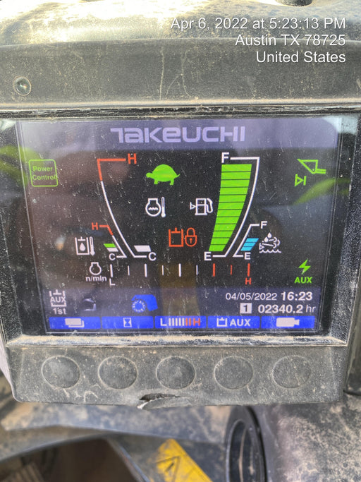 2020 Takeuchi TL12R2-CR Cab/Heat/Air, Hydraulic QC