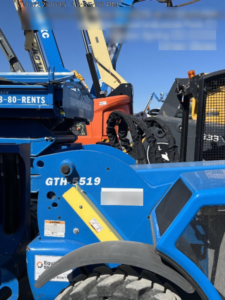 2020 Genie GTH-5519 Canopy, Solid Tires, Work Lights, Beacon, Aux Hydraulics, Back up Alarm