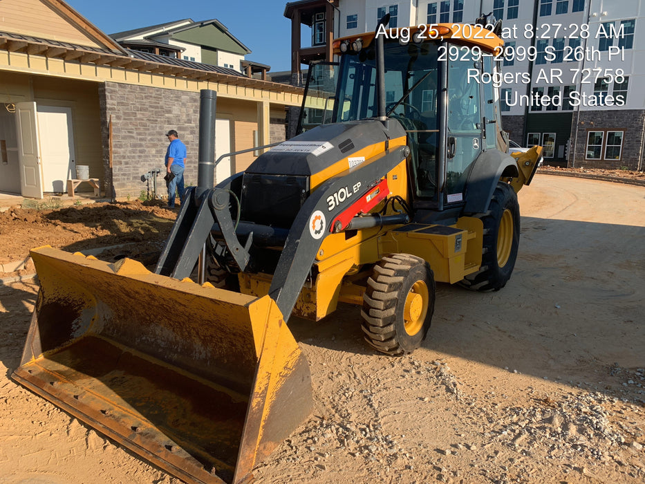 2020 John Deere 310LEP Cab/Heat/Air, 4WD, Standard Stick, Pilot Controls, 2 Way Hydraulics, TAG Manual QC