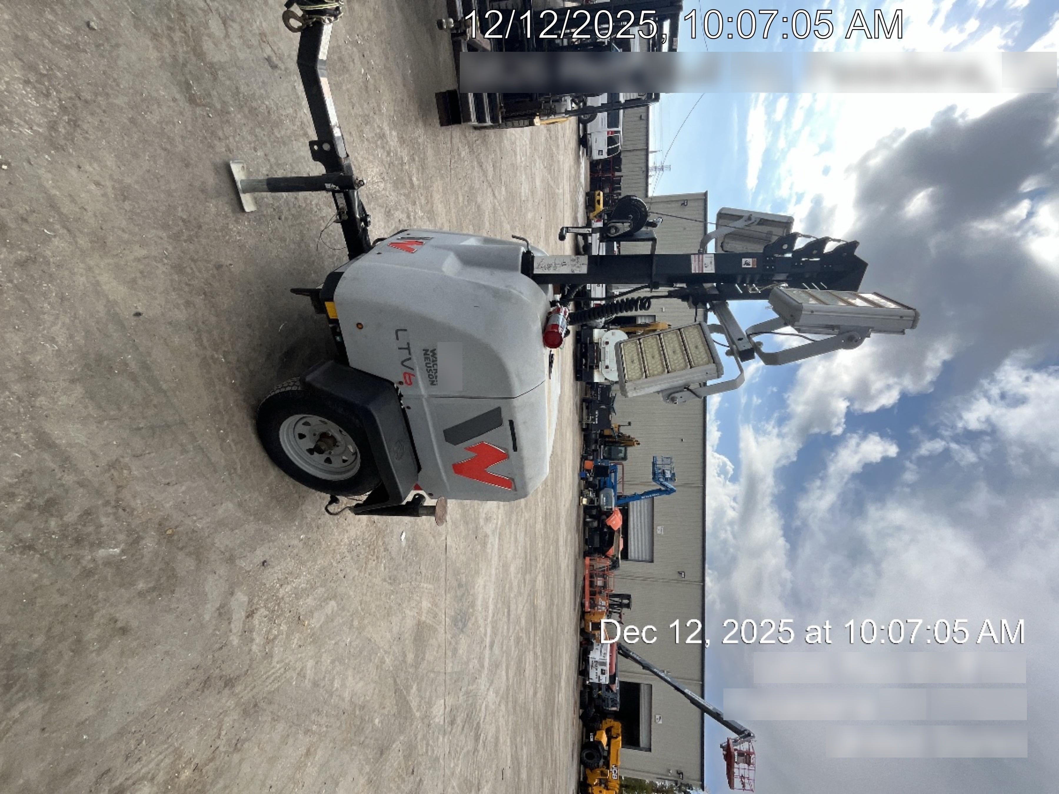 2019 Wacker Neuson LTV6K-LED Standard LED Towable Light Tower w/None