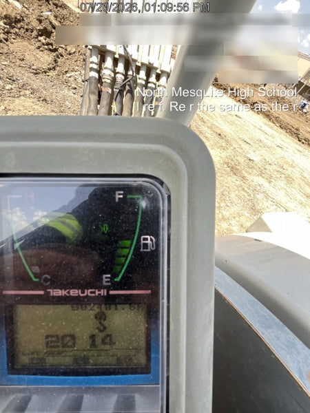 2019 Takeuchi TB260 Takeuchi TB260 Canopy w/Rubber Tracks, Auxiliary Hydraulics, Standard Blade, Manual QC