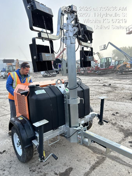 2024 Wanco WLTT-4MM4K Diesel, Deep Sea Controller, Shore Power Plug, Auto Start, (4) 350W LED Floodlights, 4kW Generator, 60 Gal Fuel Tank, 2" Ball, T3