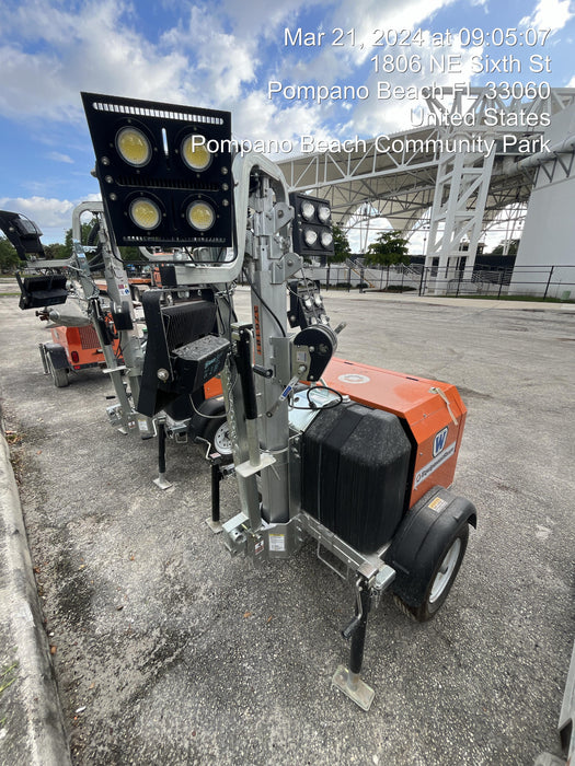 2023 Wanco WLTT-4MM4K Diesel, Deep Sea Controller, Shore Power Plug, Auto Start, (4) 350W LED Floodlights, 4kW Generator, 60 Gal Fuel Tank, 2" Ball, T3