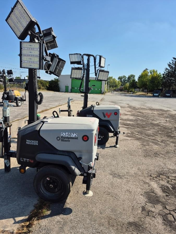 2024 Wacker Neuson LTT4 Diesel, Kohler KDW702, Deep Sea Controller, Auto Start, LED 320W, Bypass Outlet, T3