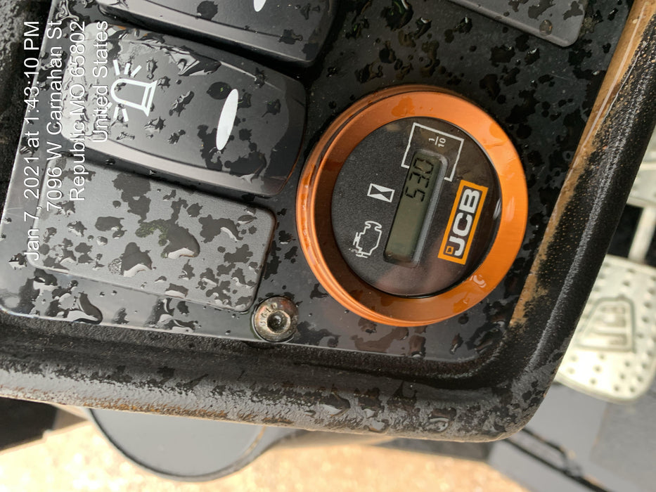 2020 JCB 510-56 Canopy, Solid Tires, Work Lights, Beacon, Aux Hydraulics, Back up Alarm, Lifting Eye, ES Decals