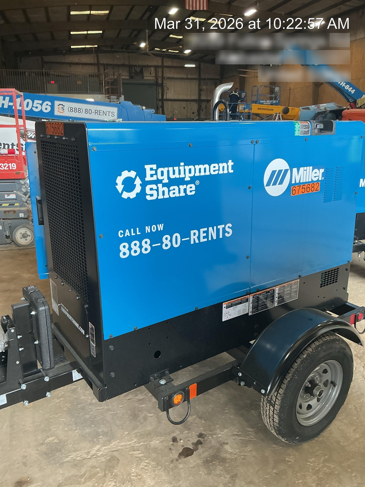 2026 MILLER ELECTRIC BIG BLUE 500