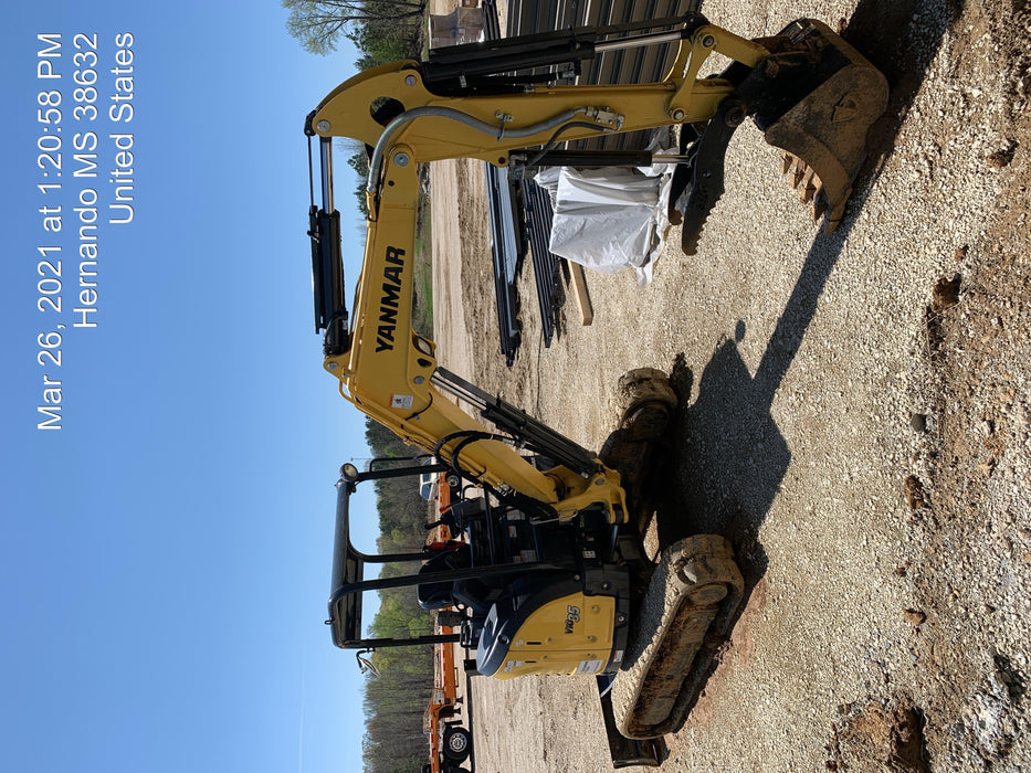 2020 Yanmar ViO35PR Open ROPS / Rubber Track / NO COUPLER