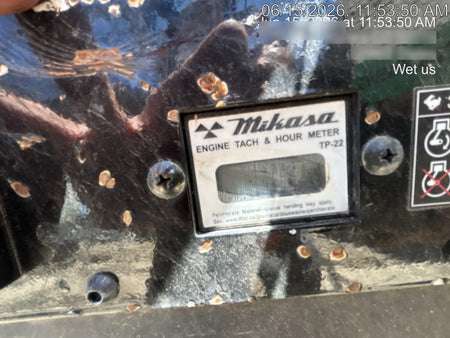 2023 Multiquip MV308GH Honda GX270, 18" Plate, Tachometer