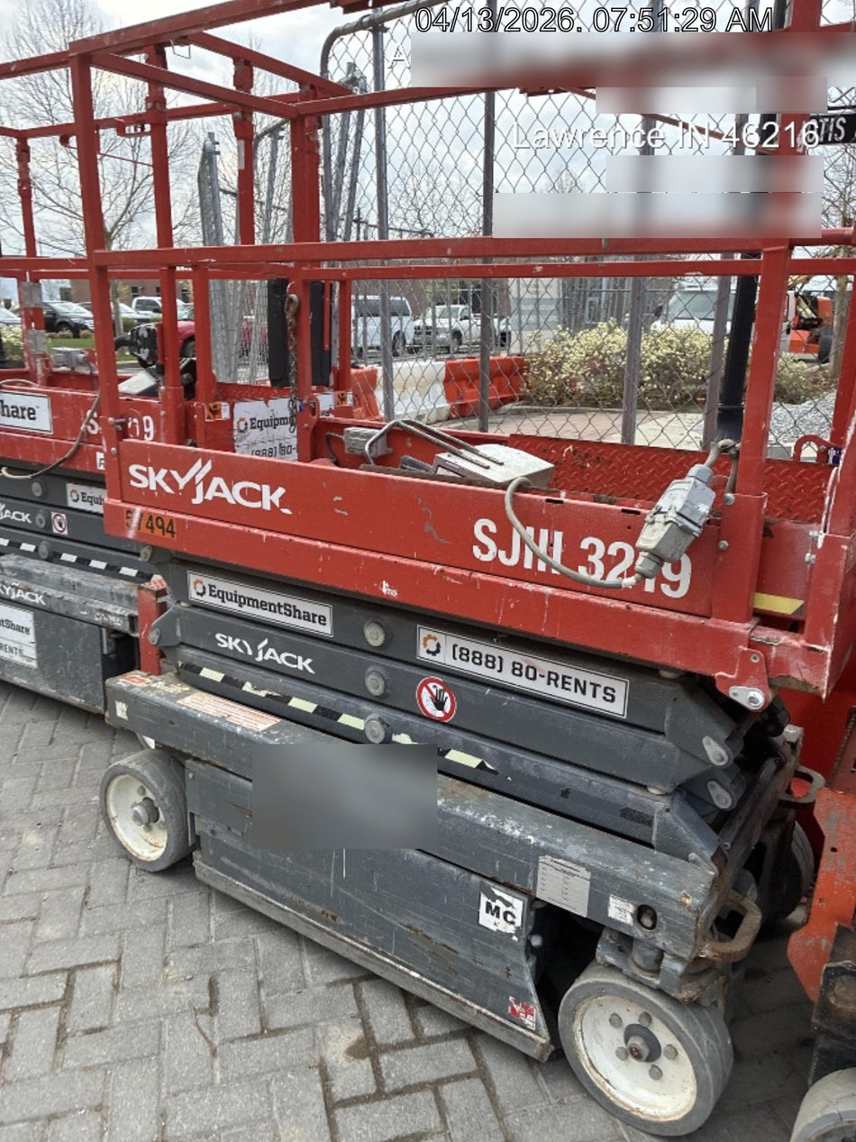 2017 Skyjack SJIII-3219 Standard Rental Specs