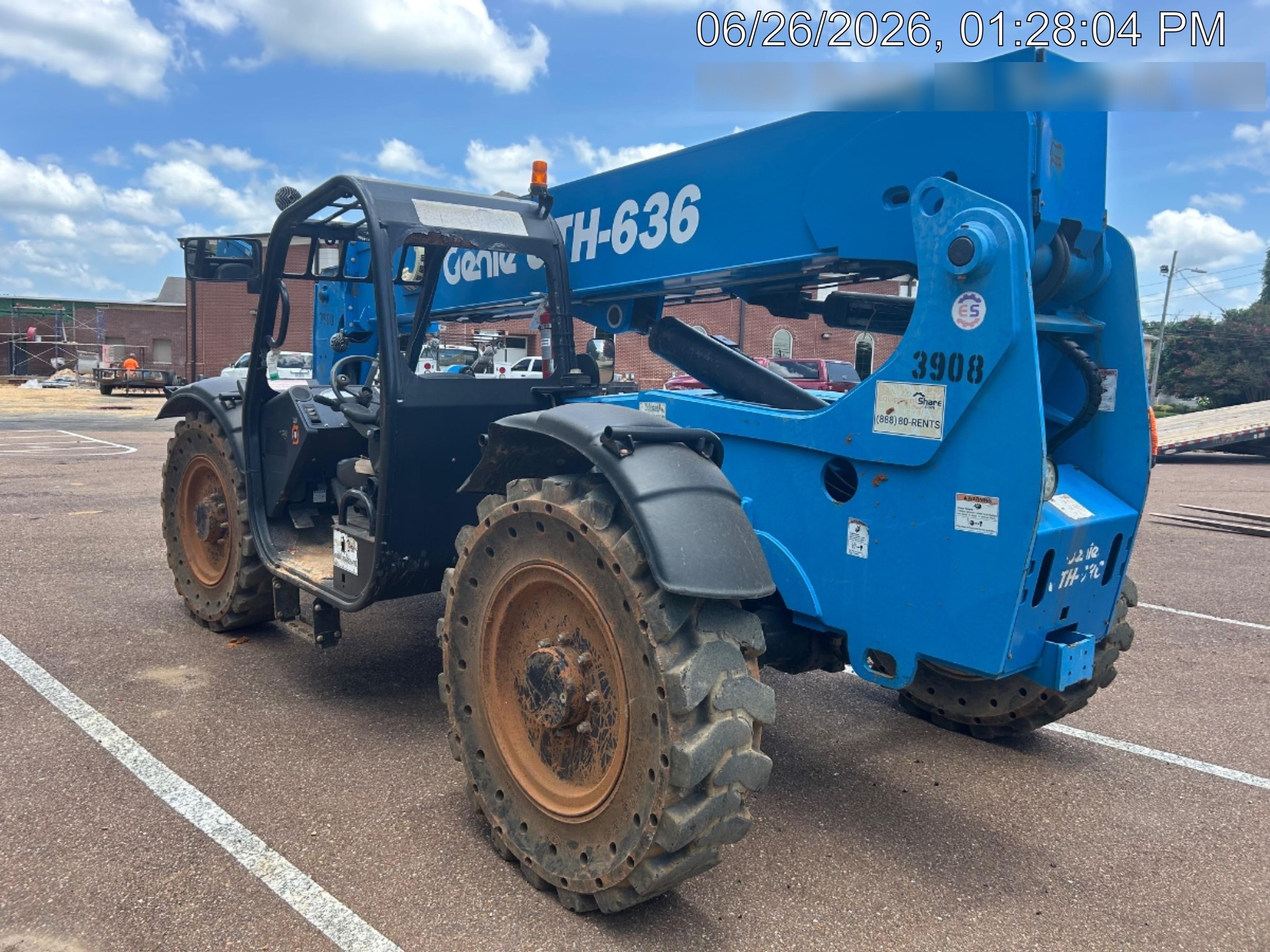 2017 Genie GTH-636 Genie GTH636, Foam Filled Tires, 48" carriage