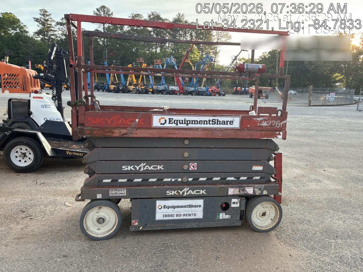 2019 Skyjack SJIII-3226 Standard Options, Trojan Batteries