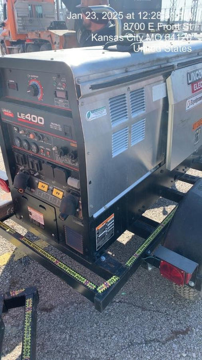 2024 Lincoln Electric LE400 Kubota V1505, Trlr, Cable Rack, Light Kit, ES Decals, T3