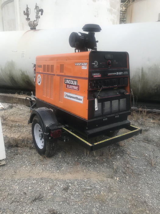 2021 Lincoln Electric Vantage 549X Ready Pak 3, ORANGE (includes trailer, cable rack, fender light kit)