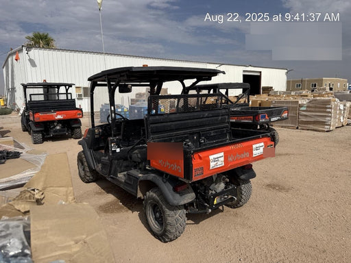 2022 Kubota RTV-X1140W-H Plastic Canopy, Windshield Acrylic Clear, LED Strobe Light, Wire Harness Kit, Back up Alarm