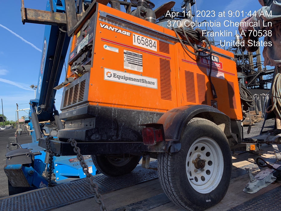 2021 Lincoln Electric Vantage 549X Ready Pak 3, ORANGE (includes trailer, cable rack, fender light kit)