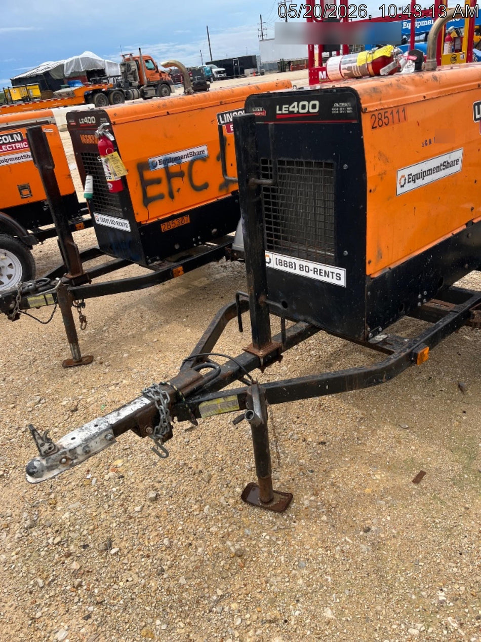 2022 Lincoln Electric LE400 Kubota V1505, Trlr, Cable Rack, Light Kit, ES Decals, T3