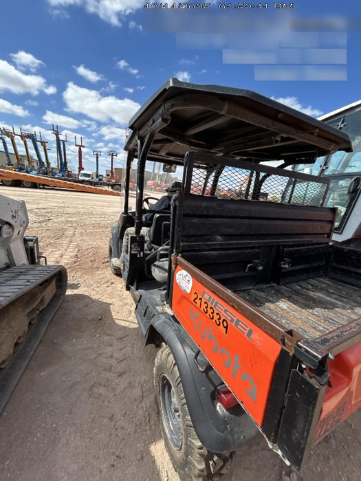 2022 Kubota RTV-X1140W-H Plastic Canopy, Windshield Acrylic Clear, LED Strobe Light, Wire Harness Kit, Back up Alarm