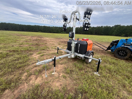 2024 Wanco WLTT-4MM4K Diesel, Deep Sea Controller, Shore Power Plug, Auto Start, (4) 350W LED Floodlights, 4kW Generator, 60 Gal Fuel Tank, 2" Ball, T3